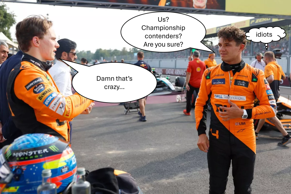 McLaren, “Us? Title contenders? Are you&nbsp;sure?”